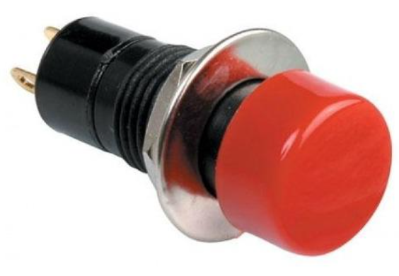 Push Button Con Enclavamiento Redondo 250v 3A